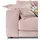 Candy Big-Sofa Cord 3-Sitzer Rosa
