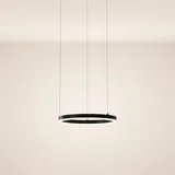 s.luce LED Ring Pendelleuchte Ø 40cm Schwarz,