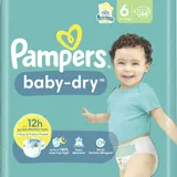Pampers Pampers® Windeln baby-dryTM BIG PACK Größe Gr.6 (13-18 kg) für Kids und Teens (4-12 Jahre), 52 St.