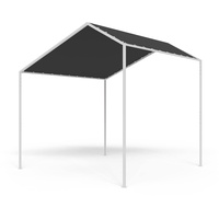 Blumfeldt Pergola, Metall Pavillon mit Polyester Schrägdach, Sonnensegel mit Gestell, Überdachung Freistehend, Sonnenschutz für Garten und Terrasse, Gazebo Wasserdicht und Stabill, Aluminium-Rahmen