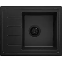 Primagran Kopenhagen Easy S007 rechts Einbau Kunststoff schwarz Handbetätigung 550 x 440 mm