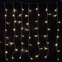 Mojawo Lichtervorhang LED 10 m Warmweiß