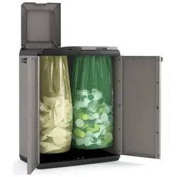 Garderobe Harz pvc getrennte Sammlung nass geteilt 68x39x85cm keter