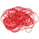 D.RECT Gummibänder, 50mm Durchmesser, Breit 1.5mm, Rot