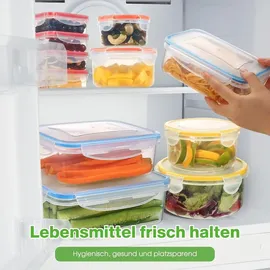 yashe Frischhaltedosen Set transparent 38-teilig