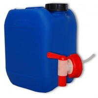 5 Liter Kanister Campingkanister Wasserkanister Wasserbehälter mit AFT-Hahn, (blau)