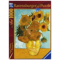 Ravensburger Puzzle 1000 Teile Sonnenblumen, Van Gogh Erwachsene, 15805, Mehrfarbig
