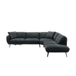 pop Ecksofa  Ventus ¦ schwarz ¦ Maße (cm): B: 304 T: 246.0