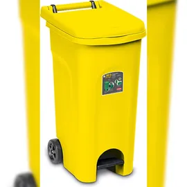 stefanplast Abfalleimer 80 l Gelb