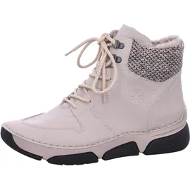 Rieker Damen Schnürstiefel Beige Gr.: 38