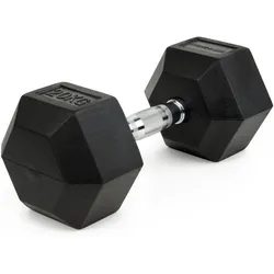 Kurzhantel Gummi Hex 20 kg Gewichtheben Unisex bunt 20kg