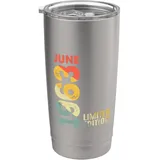 1963 Limited Edition Juni 1963 Retro 1963 Vintage Jahr 1963 Doppelwandiger Edelstahl-Thermobecher