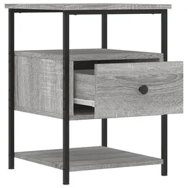 vidaXL Nachttisch Grau Sonoma-Eiche 40x42x56 cm Holzwerkstoff