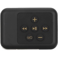 MP3-Player mit HiFi-Stereo-Rauschunterdrückung, Wasserdichter MP3-Musik-Player mit Rückenclip, Ideal Zum Schwimmen, Tauchen, Sport (Black)