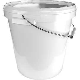 FixedByU Hobbock Eimer 31,5 L 3-tlg. Weiß
