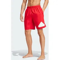 Adidas Logo CLX Badeshorts Better Scarlet / White XL