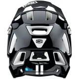 100% Trajecta Helm - Black/ White - M