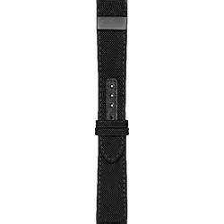 Mido - Leder Baroncelli Stoffband Schwarz 20/18mm, Ohne Schnalle M610016270 - schwarz