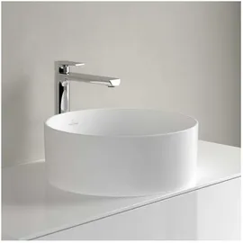 Villeroy & Boch V&B Aufsatzwaschtisch Collaro d 40cm, o Überlauf, stone white C-plus