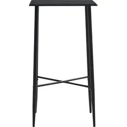 vidaXL 3-tlg. Bar-Set Kunststoff Schwarz