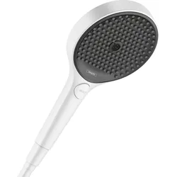 Hansgrohe Rainfinity Handbrause 130 3jet##Normale Durchflussmenge Mattweiß 26864700