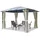 TOOLPORT Moonlight 3,65 x 3 m inkl. 4 Seitenteile Creme