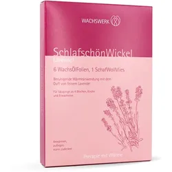 Schlafschön Wickel Lavendel Wachswerk 6 St