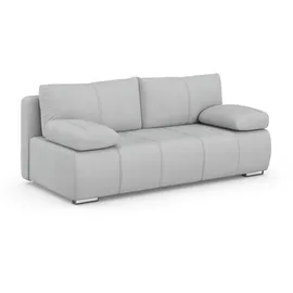 Collection AB Sofa COLLECTION AB "Torsten", grau (silbergrau), B:188cm H:84cm T:96cm, 100% Polyester, Sofas, Schlafsofa 2-Sitzer-Sofa, mit Bettfunktion und Bettkasten