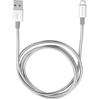 Verbatim Micro USB Cable Sync & Charge 100cm silver Sync&Charge. 100 cm Silber