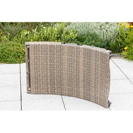 Merxx Waikiki Sonnenliege 172 x 62 x 54 cm Grau
