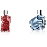 D by Diesel Red Parfüm | Eau de Parfum für Herren 100 ml + Diesel Only the Brave Eau de Toilette 200ml