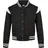 URBAN CLASSICS Inset College Jacke Black / White 122-128 cm