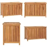 Vidaxl - Gartenbox 90x50x58 cm Massivholz Teak - Gartenbox - Holzkiste - Teakholz Gartenmöbel - Outdooraufbewahrung - Gartendekoration - Home & Living