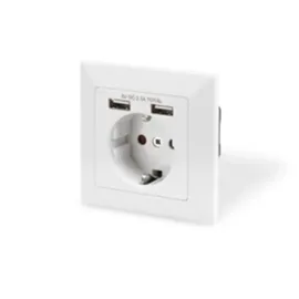 Digitus Schuko-Steckdose Unterputz DA-70613 Weiß