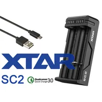 XTAR 3A Schnelles Ladegerät XTAR SC2 QC3.0 - Kompaktes
