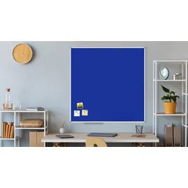 ALLboards Pinnwand Filztafel 120 x 120 cm Blau
