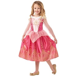 Rubie ́s Kostüm Disney Prinzessin Dornröschen Glitzer Kinderkostüm, Werde zur Disney Princess mit jeder Menge Glitter! rosa 140