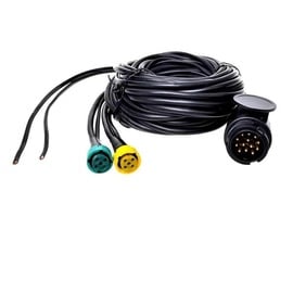 PRO PLUS Kabelsatz 7M mit Stecker 13-polig und 2x Steckverbinder 5-polig + 5M DC