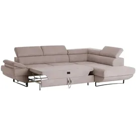 Switch Ecksofa aus Mikrofaser Gio ¦ rosa/pink ¦ Maße (cm): B: H: 74 T: 263.0