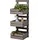 Dobar Wandregal 3-stufig 0 x 0 x 0 cm Grau
