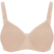 SUSA Spacer BH mit Bügel Catania I Damen-BHS aus atmungsaktivem Spacer Material I Angenehmes Hautgefühl I Cups ohne Naht vorgeformt I Pure beige), Stoff, Obermaterial: 50% Polyamid PA. 30% Polyester PES. 20% Elasthan EL., BHs T-Shirt-BH