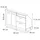 Vicco Rion 120 x 81,6 x 46 cm Anthrazit/Weiß