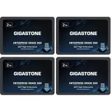 Gigastone NAS SSD 2TB Enterprise SSD Festplatte (4er-Pack) TLC Hohe Dauerhaltbarkeit Server SSD für 24/7 Dauerbetrieb NAS-Systeme RAID 2,5 Zoll SATA III Internes Festkörper-Laufwerk NAS Caching