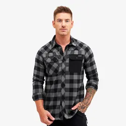 Campfire Shirt Herren Black/Anthracite, Größe:S - Herren > Oberteile > Hemden - Schwarz