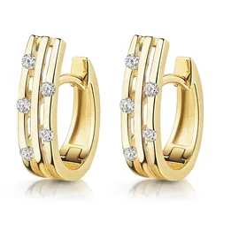 Fascination by Ellen K. Creolen 375/- Gelbgold glänzend Zirkonia 2013796 one-size
