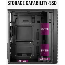 AeroCool Streak Schwarz