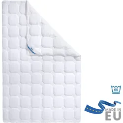 Beco Microfaserbettdecke »Medibett Cotton Soft, Bettdecken für Sommer und Winter, Decke«, 4-Jahreszeiten, Füllung Polyester, Bezug 80% Polyester, 20% Baumwolle, (1 St.), Bettdecke 135x200 cm, allergiker geeignet (Hausstauballerker), 69733015-0 weiß