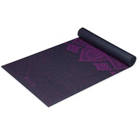 Gaiam Premium Yoga-Matten mit Aufdruck, Print Premium, Plum Sundial Layers