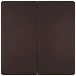 Siemens 5TG71450CH00 DELTA style Wippe 2-fach neutral für Serienschalter, schoko
