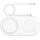 Belkin BoostCharge Pro kabellose 2-in-1-Ladestation mit Qi2, 15W, Schnellladegerät, Wireless Charger für iPhone 17, Air, 16, Pixelsnap, AirPods und MagSafe-fähigen Geräten – Weiß